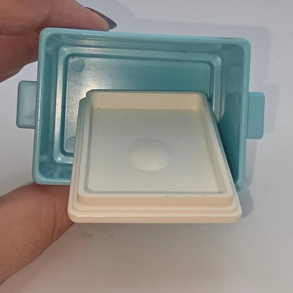 Fisher-Price Toy Cooler Small Blue Pink Fair 1994 Loving Family Accessory